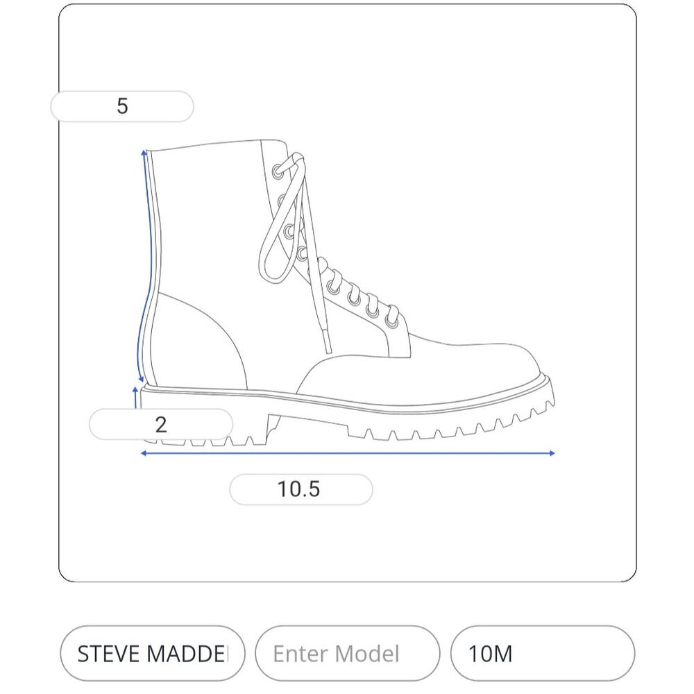 Steve Madden Greater Platform Combat Boot Split L… - image 2